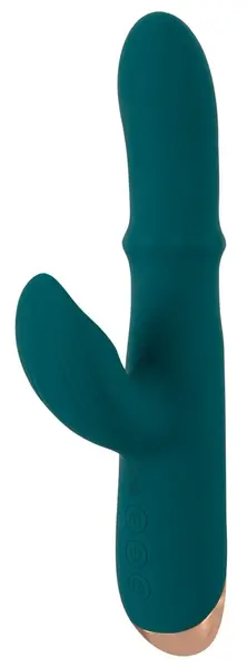 You2Toys Thumping Rabbit Vibrator sa Pokretnim Prstenom, Silikon, Roze, 22.7cm