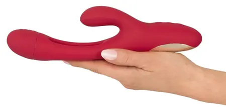 Sweet Smile Rabbit Flicking Intimni Sistem, Roze, 24.2cm, Silikon