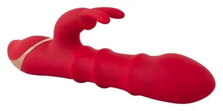 You2Toys Rabbit Vibrator 3 Moving Rings Silicone Waterproof 23.7cm Pink