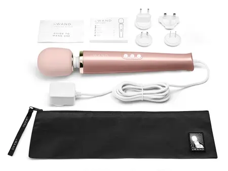 Le Wand Powerful Plug-In RoseG Intense Masažni Wand na Struju, 34cm