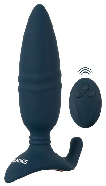 ANOS RC Thrusting Čep sa Daljinskim Upravljanjem, Perinealni Stimulator, Crni