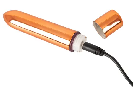 SKYN Thrill Bullet Vibrator Rose Gold, Waterproof, USB Rechargeable 9.4cm