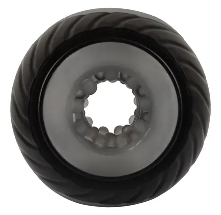 You2Toys Vibrirajući Stisljivi Donut Intimni Uređaj, Crni, 10.3cm