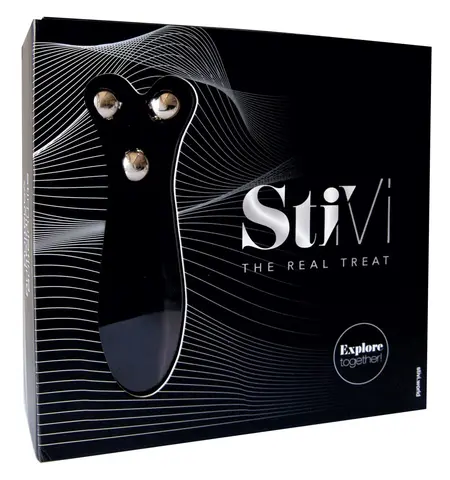 HOT StiVi Dvostrani Intimni Masažer, Silikon, Punjiv, 17cm