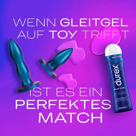 Durex Deep & Deeper Silicone Plug Duo Set, Two Sizes, Black
