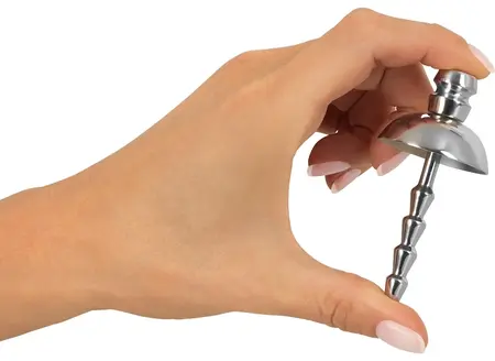 Mystim Umbrella Intimate Plug Stainless Steel 7.7cm