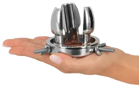 Fetish Collection Stainless Steel Adjustable Anal Spreader 6.4cm