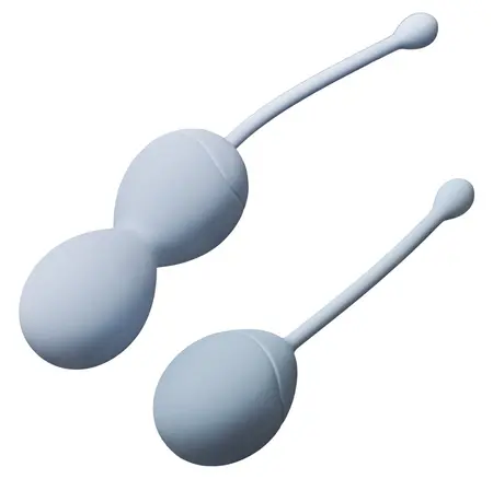ohhcean Pleasure Balls Set Light Aqua Blue Eco-Friendly Silicone Duo