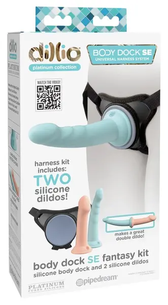 Dillio Platinum Body Dock SE Fantasy Kit 6&7 with Two Silicone Attachments