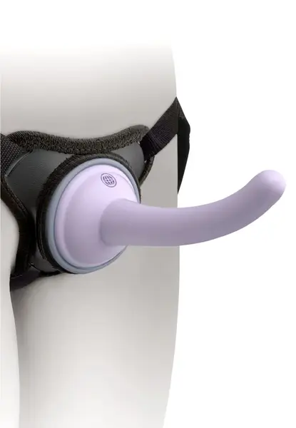 Pipedream Dillio Platinum Body Dock SE Strap-On komplet sa zakrivljenim silikonskim dodatkom