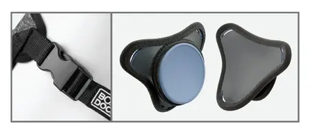 Pipedream Dillio Platinum Body Dock SE Strap-On komplet sa zakrivljenim silikonskim dodatkom