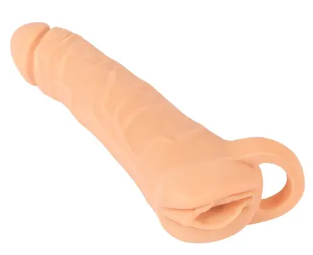 Nature Skin Extension & intimni sistem, veliki, fleksibilni TPE, 18,5 cm