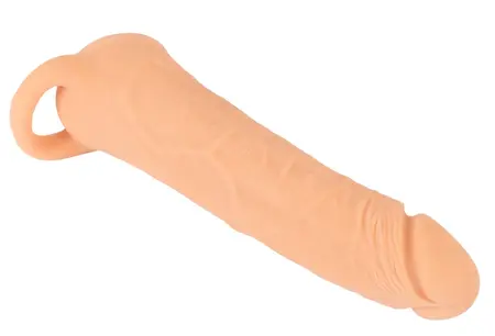 Nature Skin Extension & intimni sistem, veliki, fleksibilni TPE, 18,5 cm
