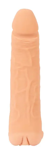 Nature Skin Extension & intimni sistem, veliki, fleksibilni TPE, 18,5 cm