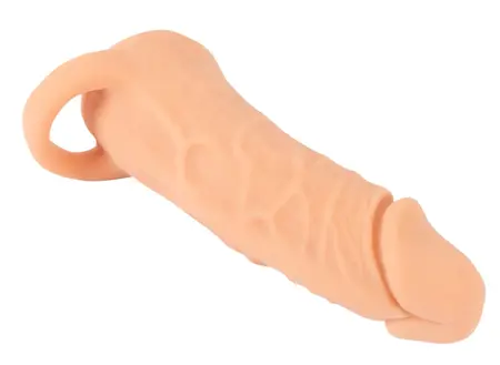 Nature Skin Extender Medium intimni extension & stimulacioni sistem, 18,5 cm