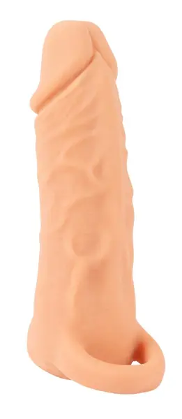 Nature Skin Extender Medium intimni extension & stimulacioni sistem, 18,5 cm