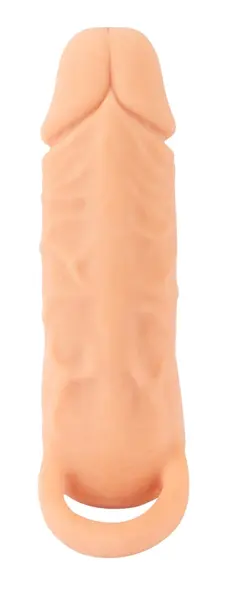 Nature Skin Extender Medium intimni extension & stimulacioni sistem, 18,5 cm