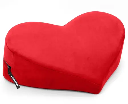 Liberator Heart Wedge Red - Ergonomic Intimate Cushion, 45.5x35.5x18cm
