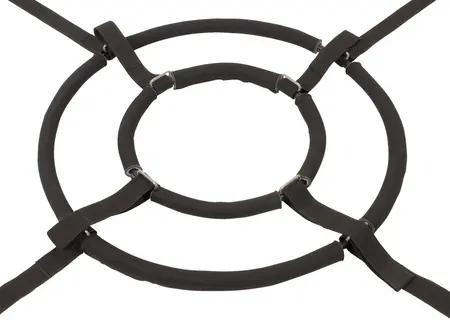 You2Toys Universal Support Swing Ring Adjustable 100kg Black Set