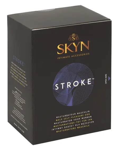 Skyn Stroke Compact Intimate Device with Flexible Sleeve and Lubricant