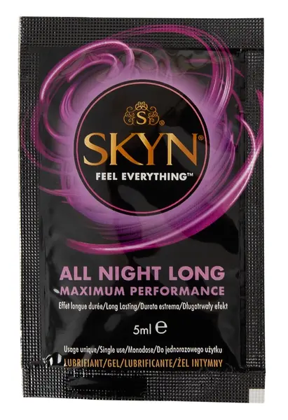Skyn Stroke Compact Intimate Device with Flexible Sleeve and Lubricant