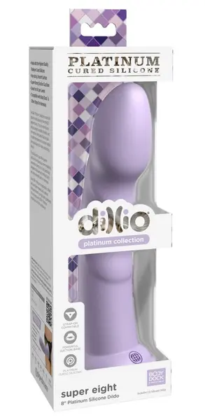 Dillio Platinum Super Eight 21cm Silikonski Intimni Uređaj Ljubičasta