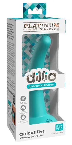 Dillio Platinum Curious Five Teal 14.6 cm Silikonski Intimni Uređaj
