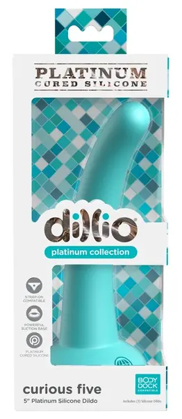 Dillio Platinum Curious Five Teal 14.6 cm Silikonski Intimni Uređaj