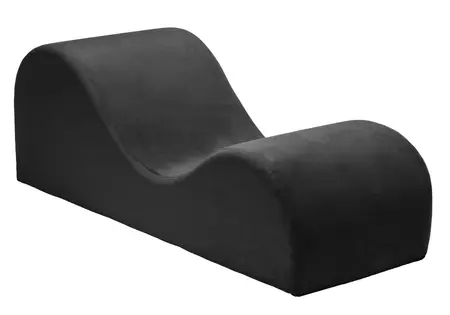 Liberator Esse Lounger – Ergonomski Intimni Nameštaj sa Naslonom za Glavu, Crna