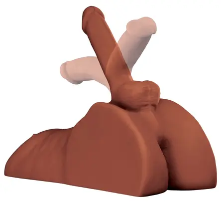 PDX Plus Perfect Ride Brown Intimate Torso Model, Flexible Design, 4.7 kg