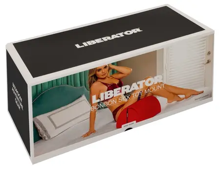 Liberator BonBon Red Intimate Support Pillow, Washable Microfiber Cover