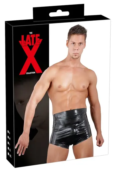 LateX Pelenske Gaćice Crne M - Anatomske Lateks Gaćice sa Žlebljenim Rubovima