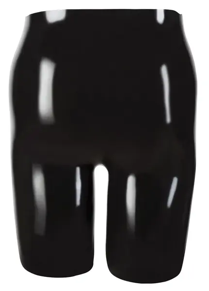 LateX Muške latex biciklističke kratke pantalone S sa anatomskim rukavom, crna
