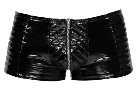 Black Level Vinil Biker-Stil Rastegljive Pantalone L - Sjajan 4-Way Kroj