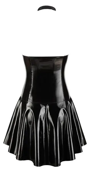 Black Level Vinilna Powernet haljina M - Sjajna crna prošireni model