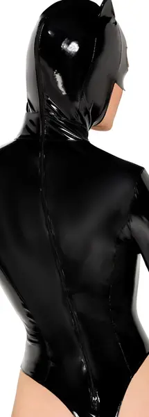 Black Level Vinilni bodi XL sa maskom i podesivim vezivanjem