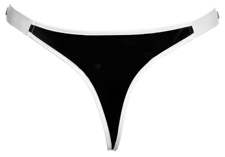 Black Level Vinyl String M Black/White Adjustable Buckles Unisex