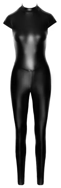 Noir Handmade Powerwetlook Kombinezon S - Podesivo Pertlanje, Crni