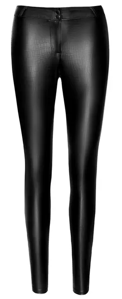 Noir Handmade Trousers Snake M Matte Snakeskin Slim-Fit Pants