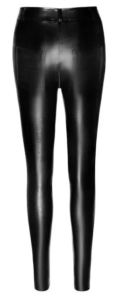 Noir Handmade Trousers Snake M Matte Snakeskin Slim-Fit Pants