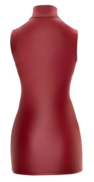 Cottelli Collection haljina Zip S - pripijena rastegljiva haljina sa dvosmernim rajsferšlusom