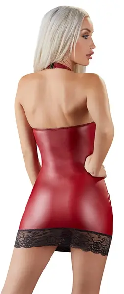Cottelli Collection Halter Haljina XL Crna sa Detaljima od Cipke Udoban Kroj