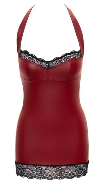 Cottelli Collection Halter Haljina XL Crna sa Detaljima od Cipke Udoban Kroj