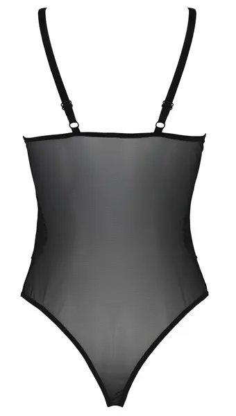 Passion Kerria Eco Body 2XL/3XL - Transparent Lace, Adjustable Straps