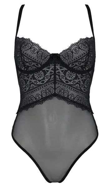 Passion Kerria Body S/M Eco Collection Transparent Lace Design