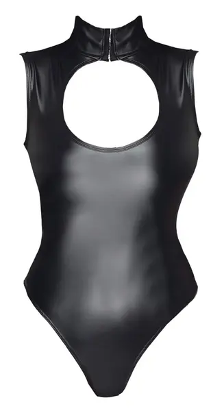 Cottelli PARTY Body Model L Matte Look with Front Cut-Out, Black