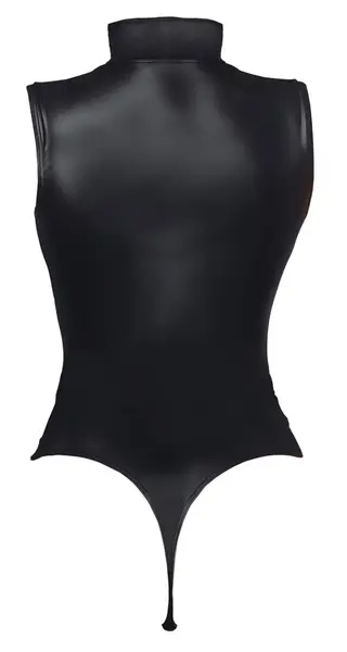 Cottelli PARTY Body Cut-Out S Matte Stretch Design, High Leg, Black
