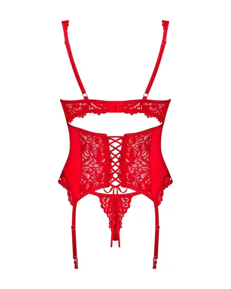Obsessive Chic Amoria Intimate Set L/XL - Semi-Transparent, Adjustable