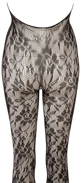Cottelli Collection Catsuit Halterneck Pearls Black S/M