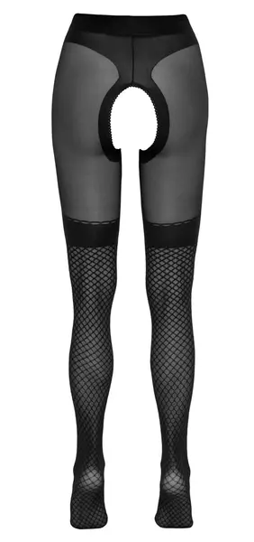 Cottelli LEGWARE Hulahopke Model 4136360 sa Mrežastim Overknee, Crna, 30 DEN